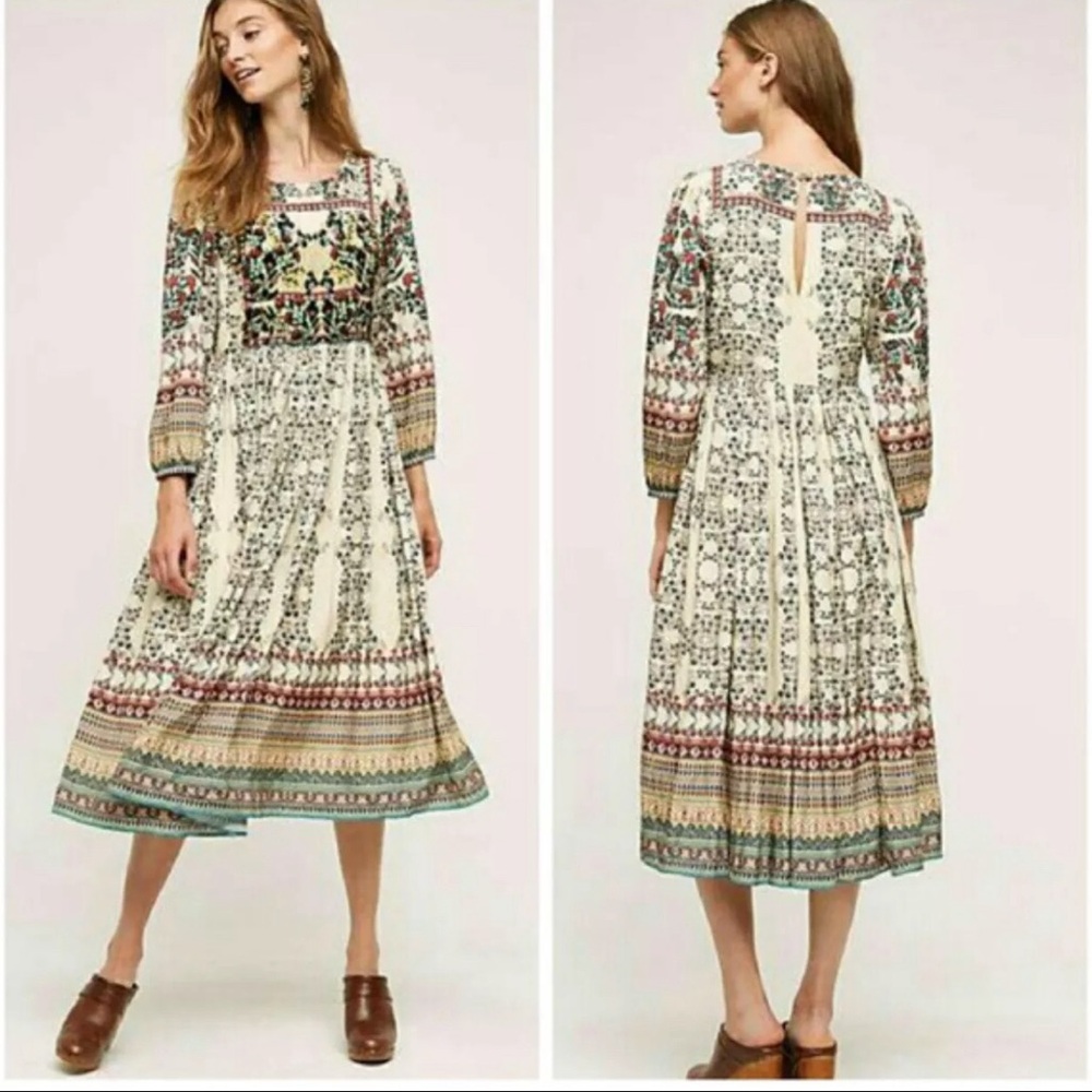 Anthropologie detailed dress